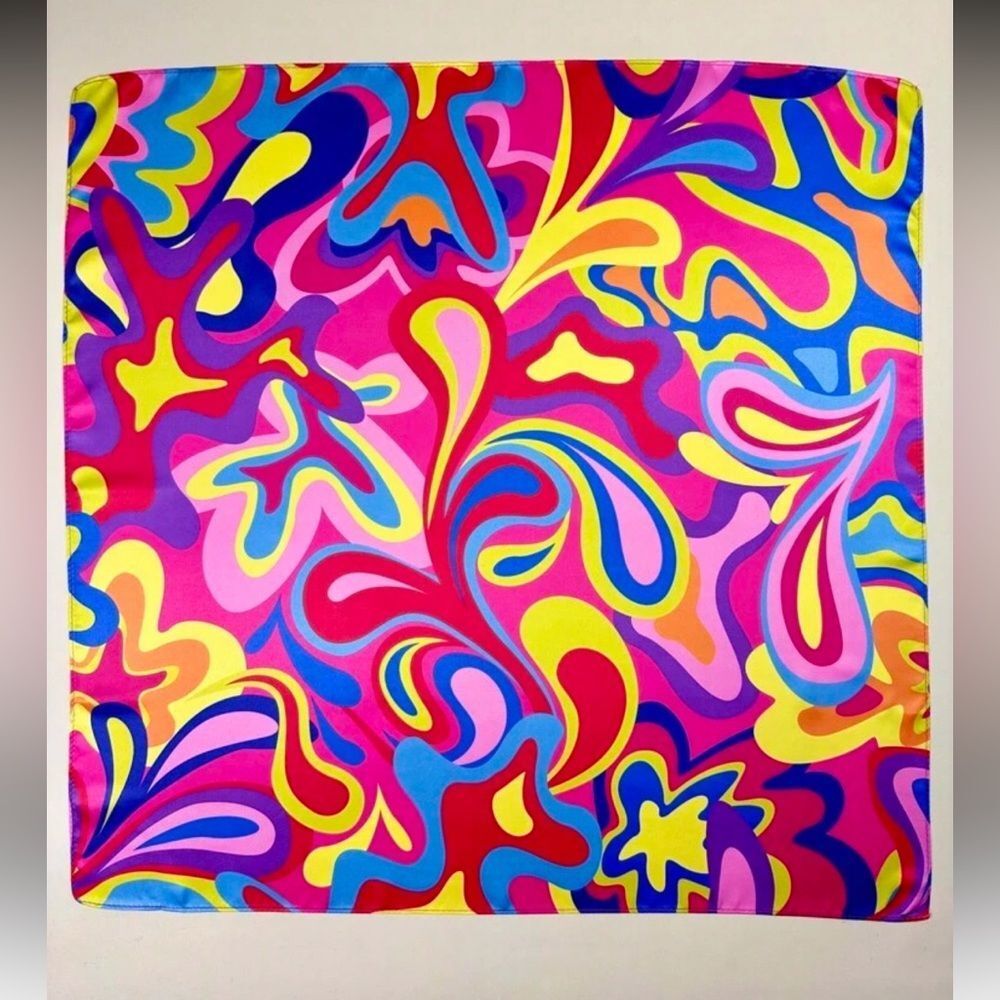 Colorful Abstract Scarf P104